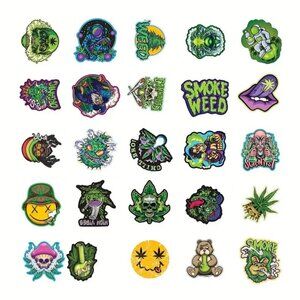 10 weed 420 high times stickers assorted styles